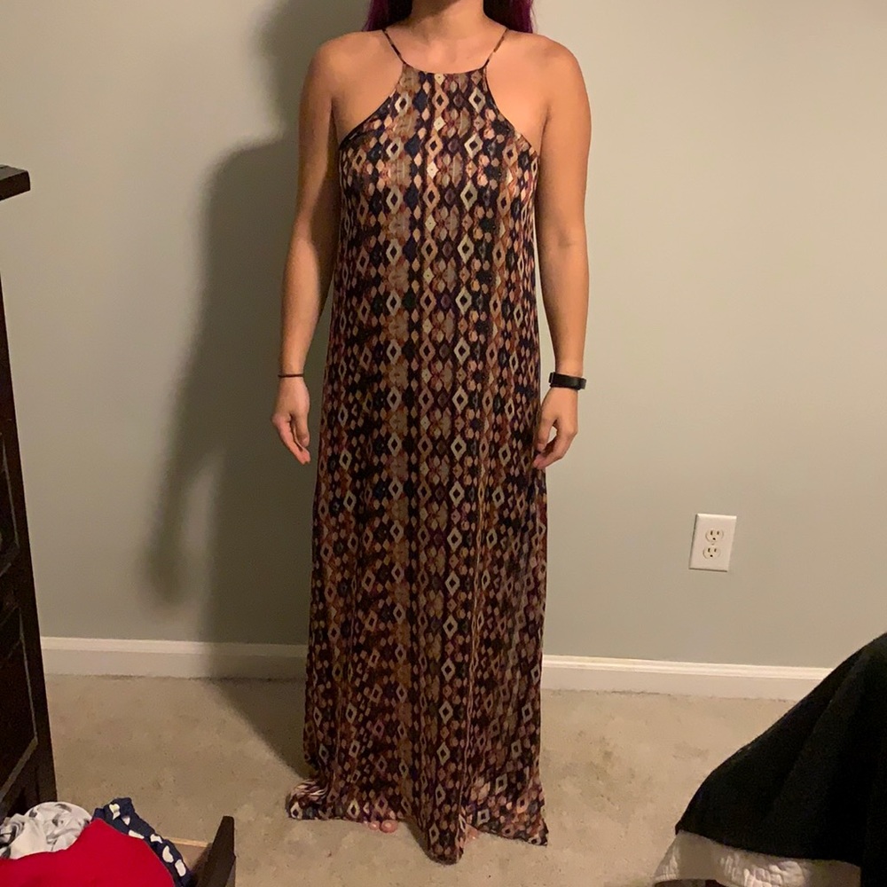 Patterned Maxi Dress